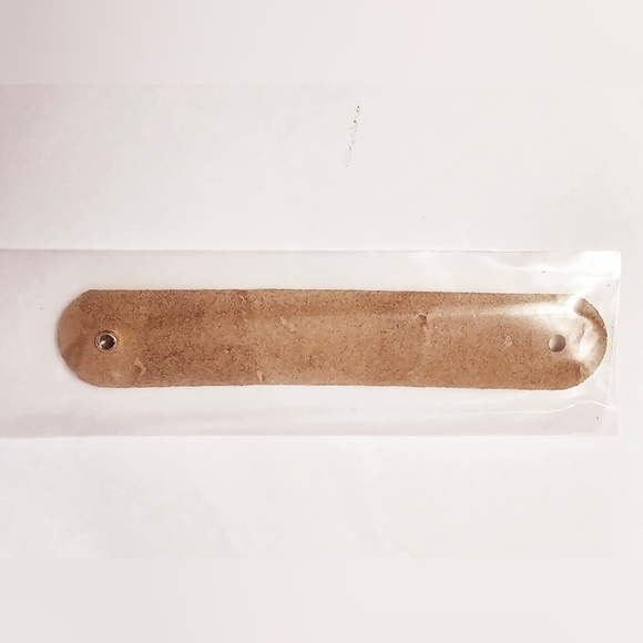 Tan Leather Drawer Handles - Picture 3 of 4